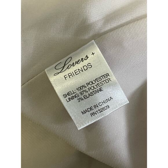 Lover's + Friends Ivy Dress Women's Small in Garden Floral Deep V Belted Mini - Picture 5 of 7